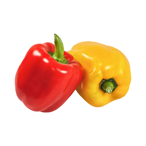 Red yellow peppers